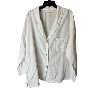 Mara Hoffman Oversized Cotton Linen Blend Top 2X